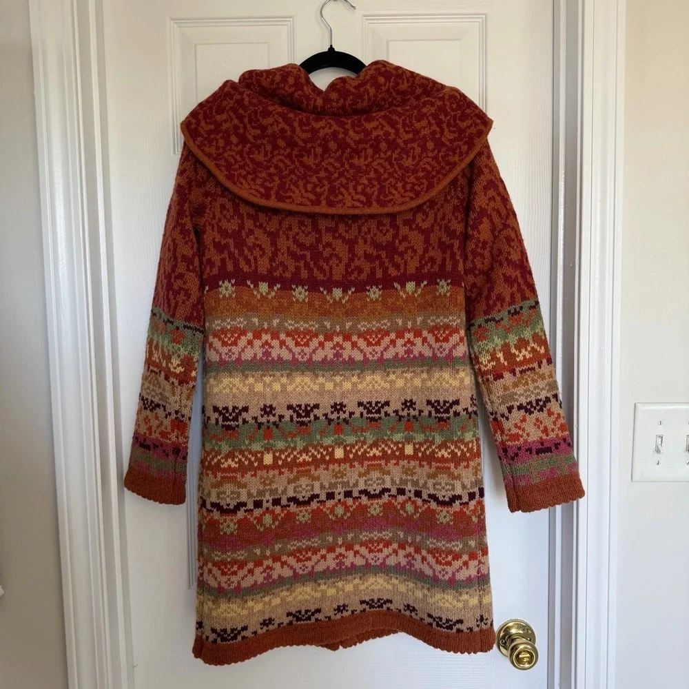 Soft Surroundings Patterned Knit Sweater Size Extra Small